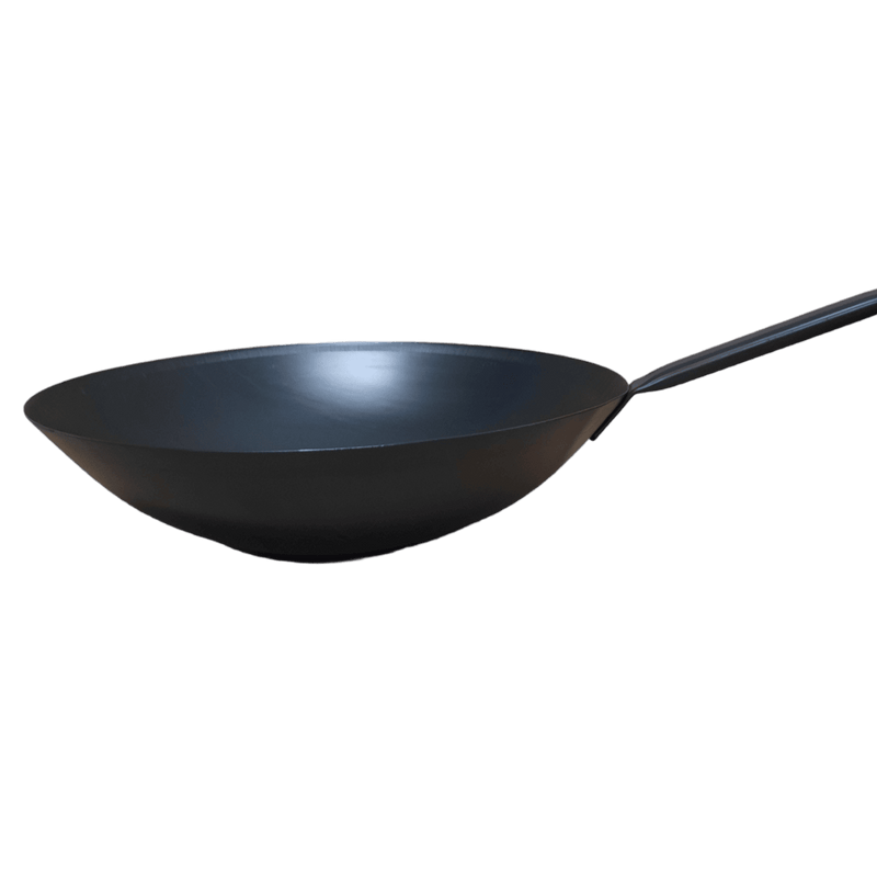 WOK aus Stahlblech ø 36 cm Helmensdorfer mit Rohrstiel
