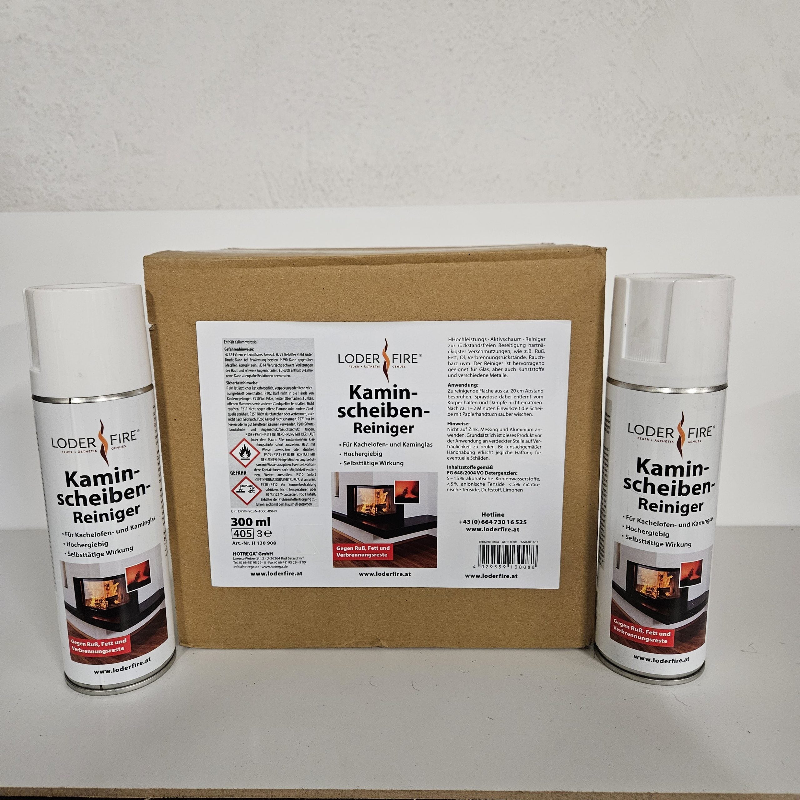 Kamin-Scheiben-Reiniger Schaum