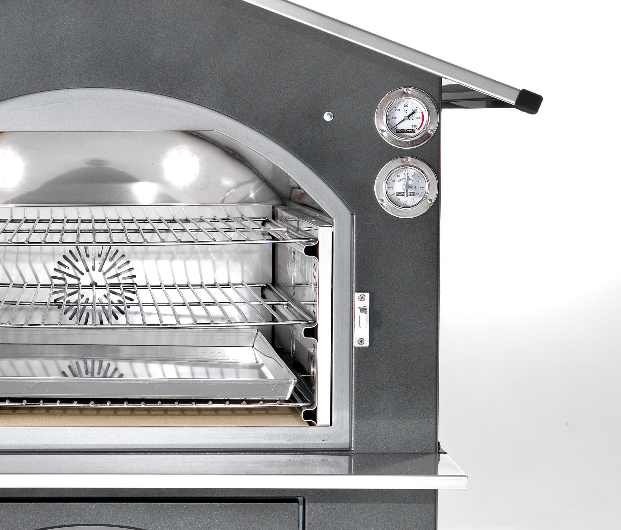 Fontana Forni GUSTO COMBI mit Rollwagen &amp; Grillstelle