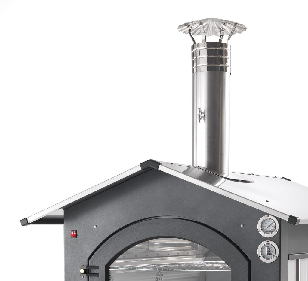 Fontana Forni GUSTO COMBI mit Rollwagen &amp; Grillstelle
