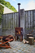 RB73 Gartenkamin Piquia CoHo Edelstahlmuttern