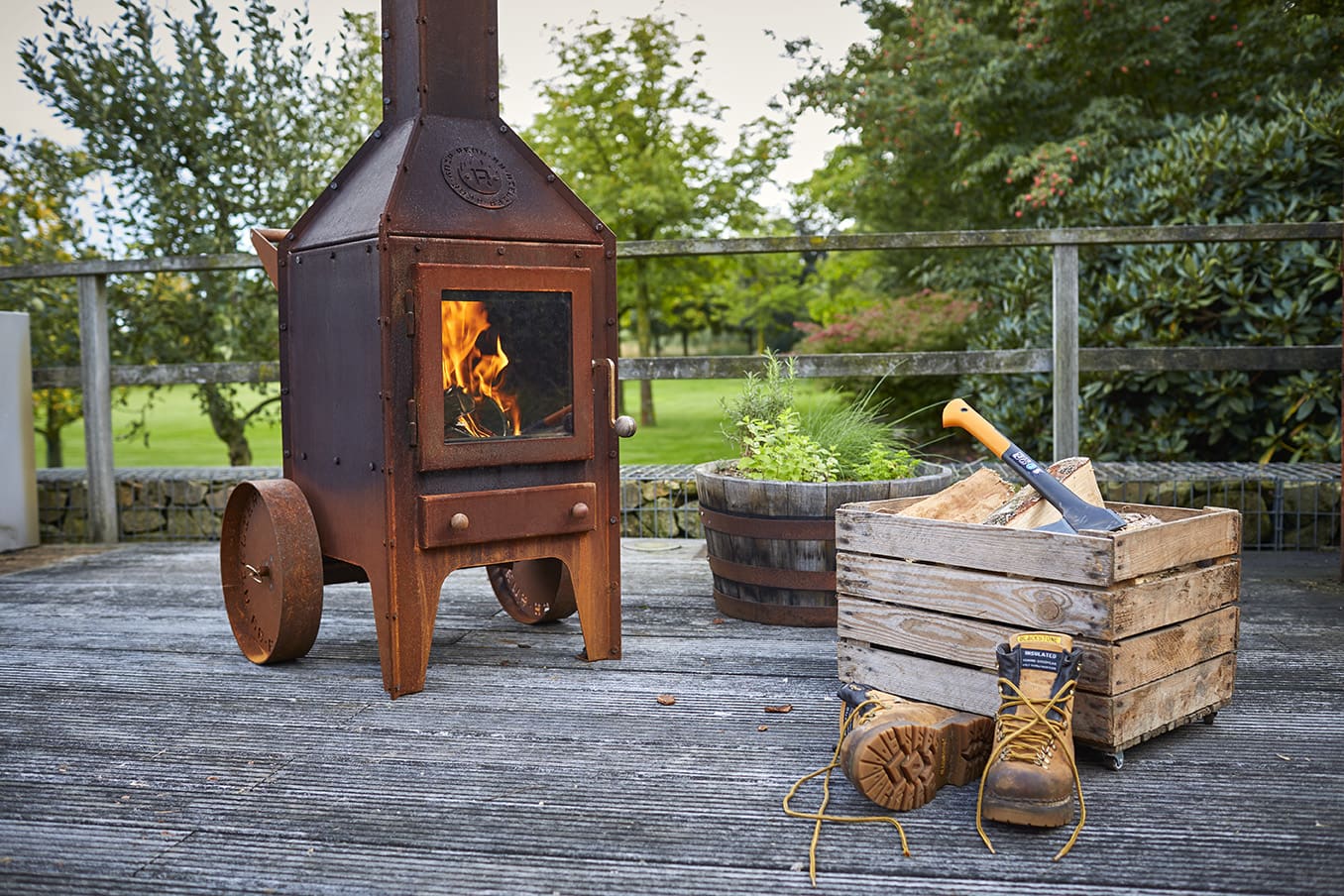 RB73 Gartenkamin Bijuga CoHo