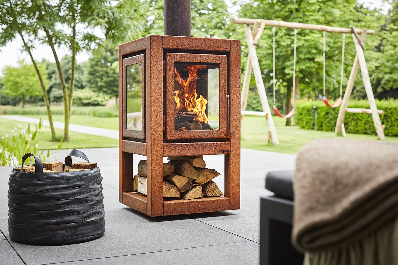 RB73 Gartenkamin Quaruba XL & XL MOBIL CoHo