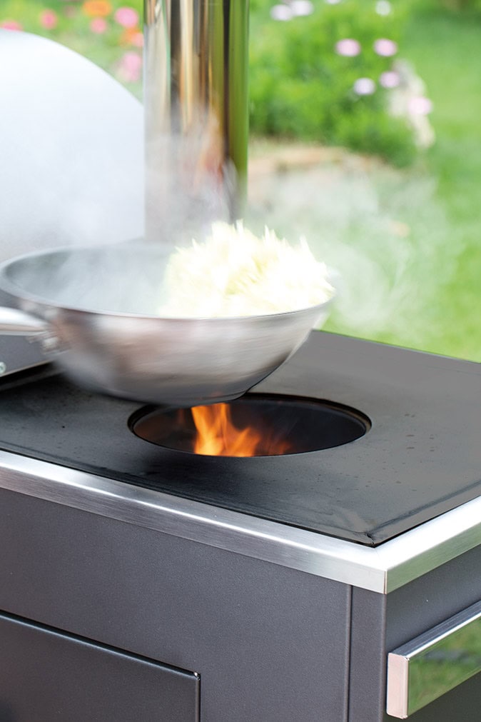 PIZZA & CUCINA Gartenküche mobil Fontana Forni