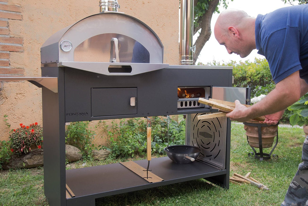 PIZZA & CUCINA Gartenküche mobil Fontana Forni