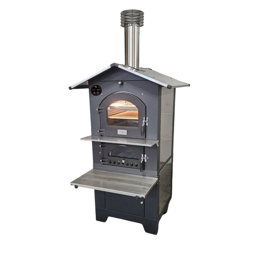 Holzbackofen Fontana Forni Gusto Premium: Indirekt beheizt für authentisches Holzbacken