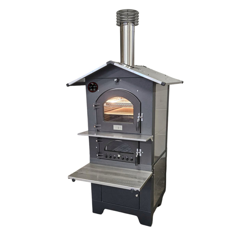 Fontana Forni Gusto 57x45 Premium - Mobiler Holzbackofen und Brotbackofen