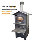 Fontana Forni Gusto 57x45 Premium - Mobiler Holzbackofen und Brotbackofen