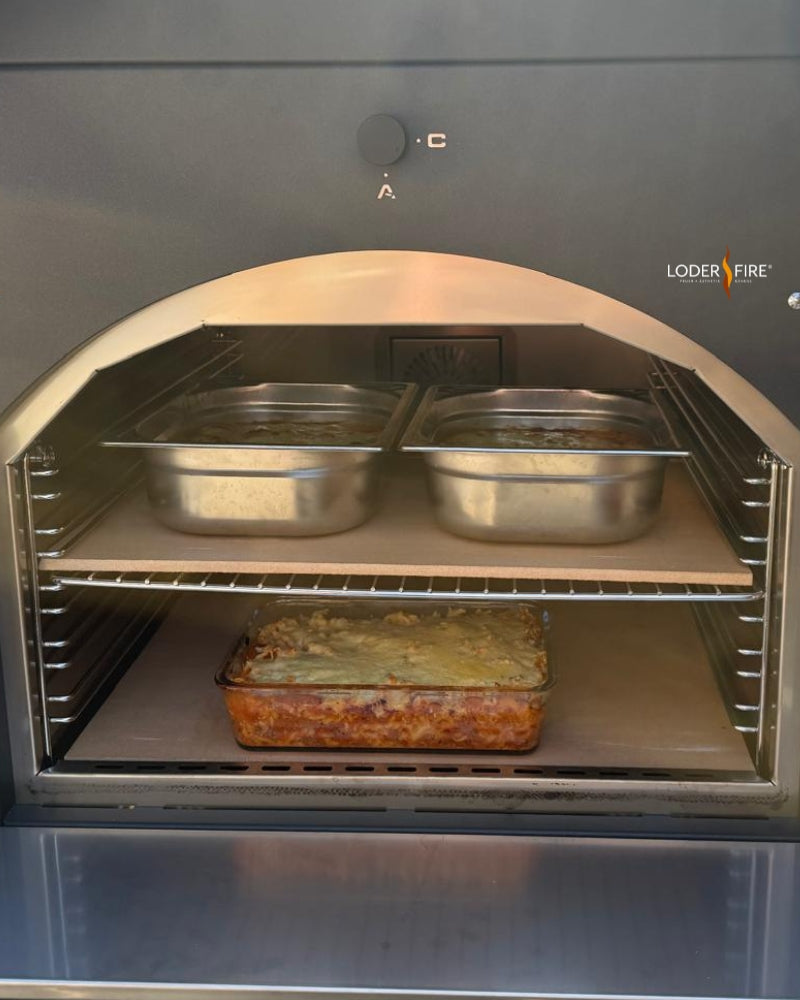 Fontana Forni Gusto 57x45 Premium - Mobiler Holzbackofen und Brotbackofen