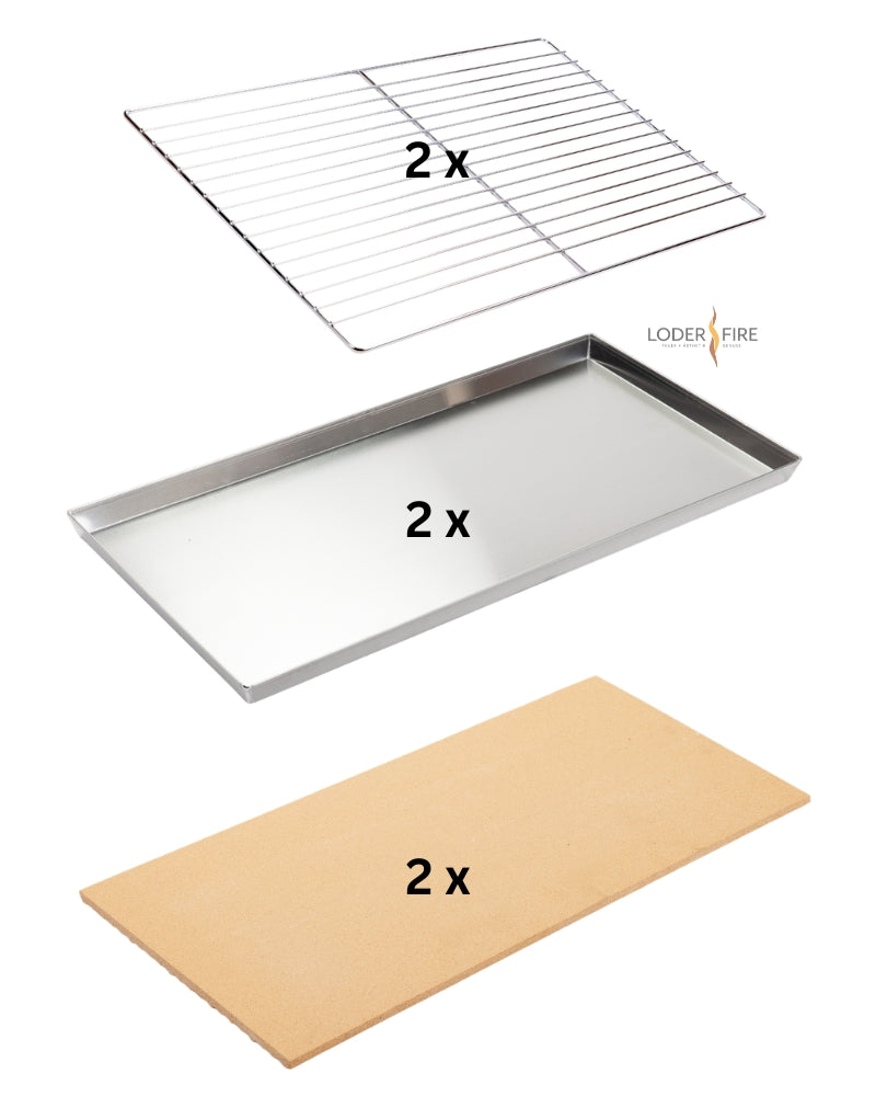 Fontana Forni Gusto 57x45 Premium - Mobiler Holzbackofen und Brotbackofen