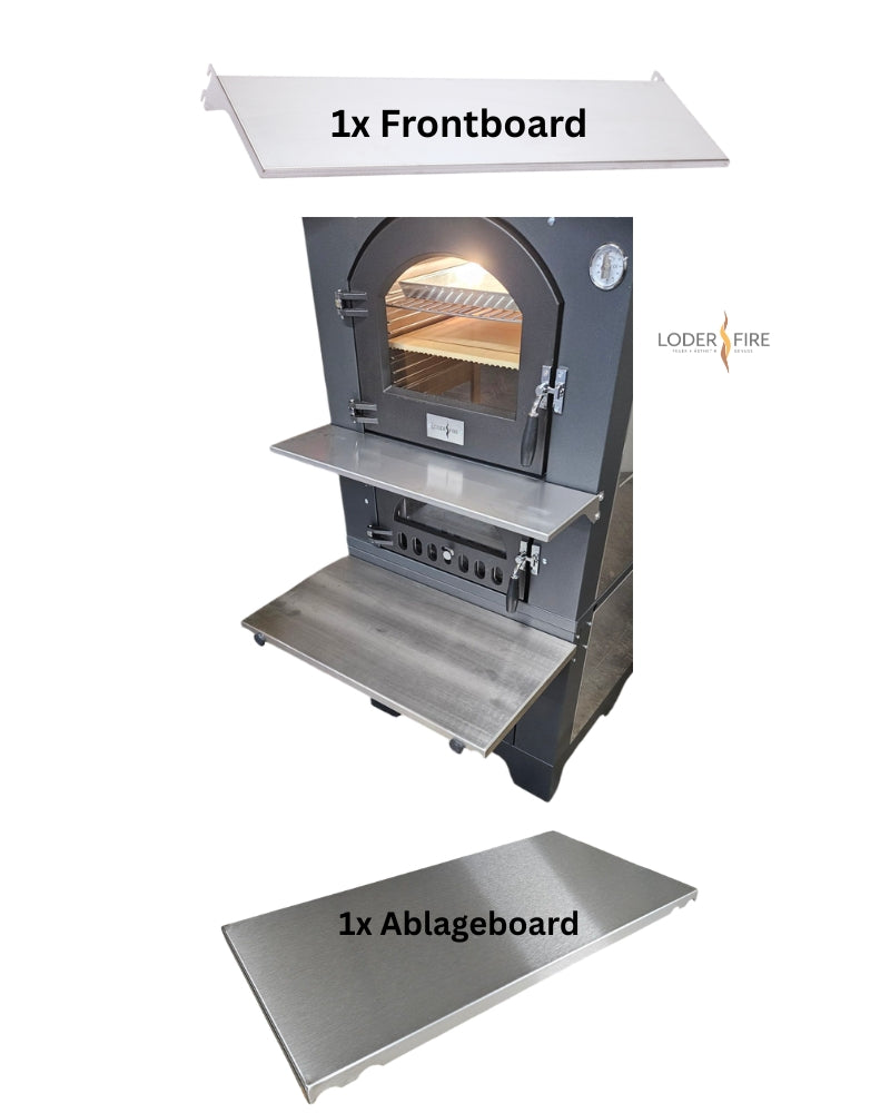 Fontana Forni Gusto 57x45 Premium - Mobiler Holzbackofen und Brotbackofen