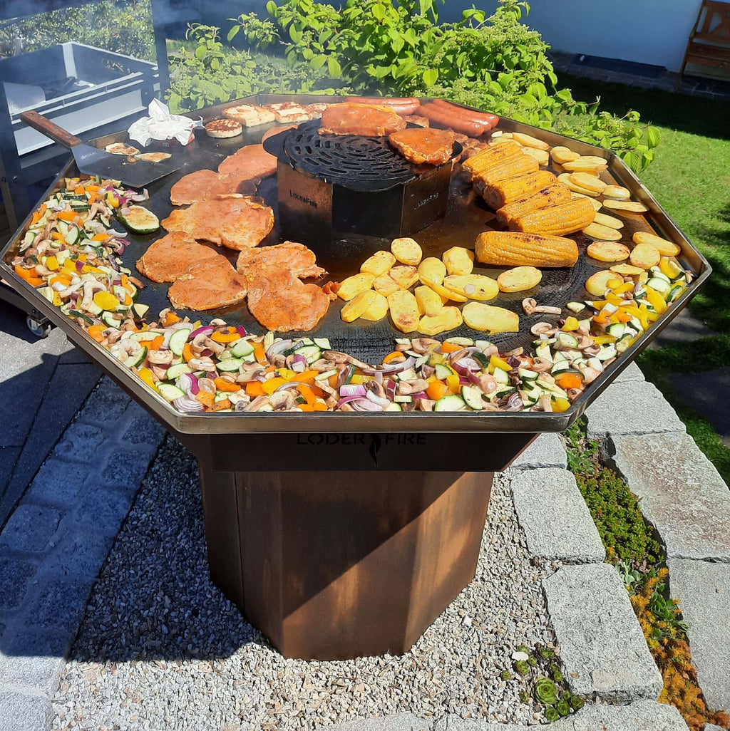 LoderFire® cook&amp;grill firetable SET STANDARD