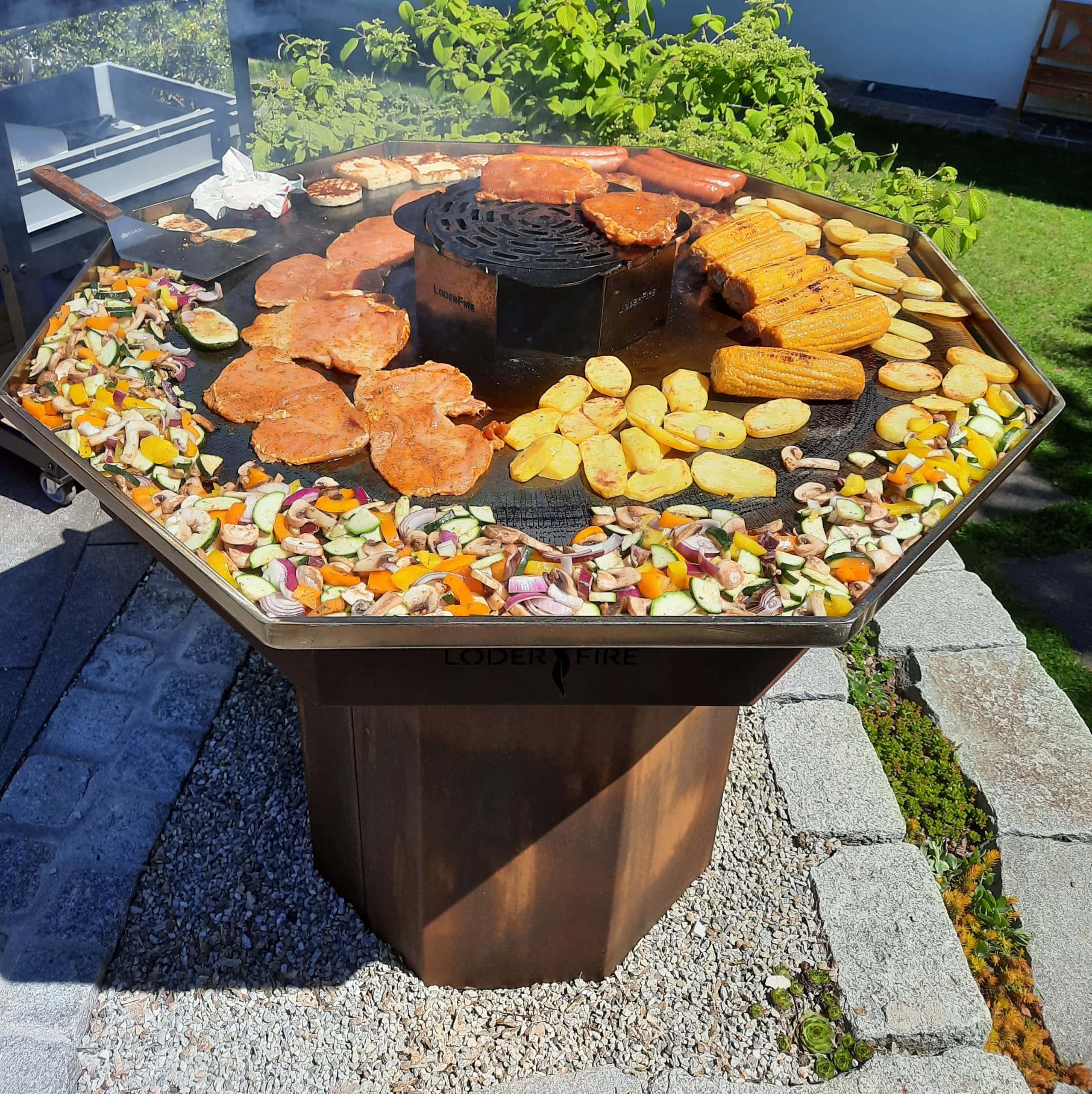 LoderFire® cook&amp;grill firetable SET STANDARD