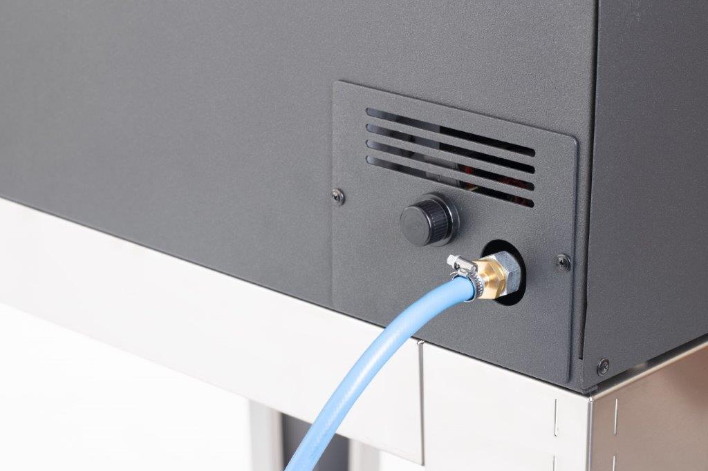 Mangiafuoco Fontana Forni Gasanschluss Detail LoderFire