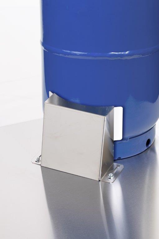 Mangiafuoco Fontana Forni Halterung Gasflasche Detail LoderFire