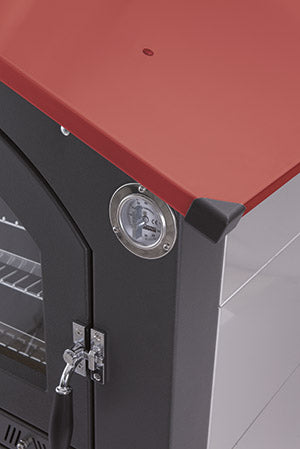 ROSSO Fontana Forni mit Rollwagen und Holzfach