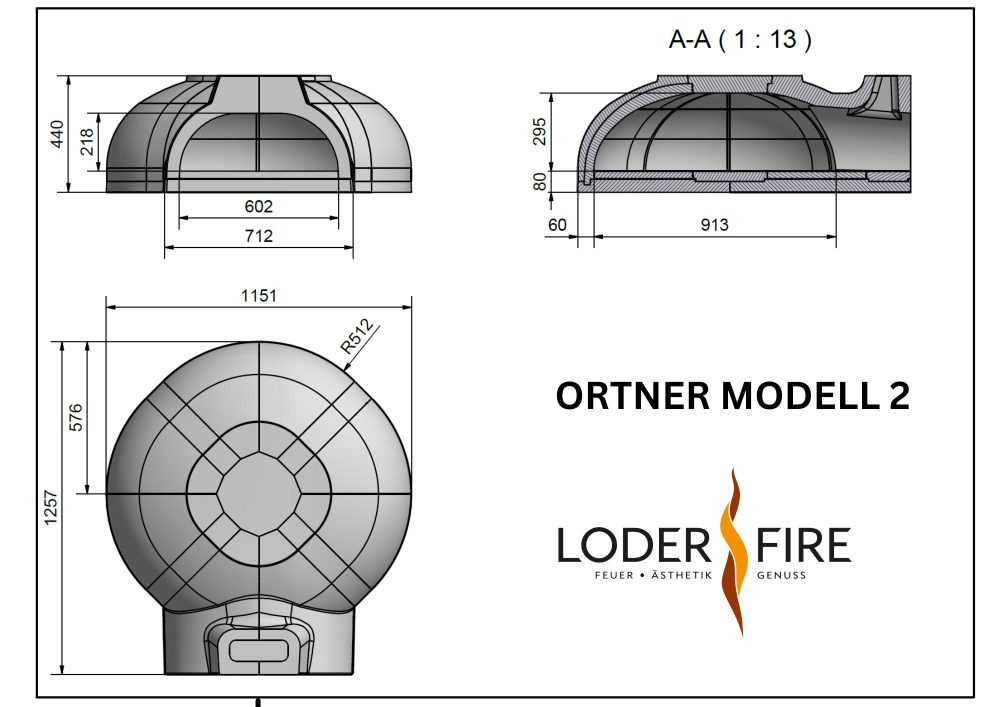 Brotbackofen Bausatz Ortner HBO 2 – Bild 2