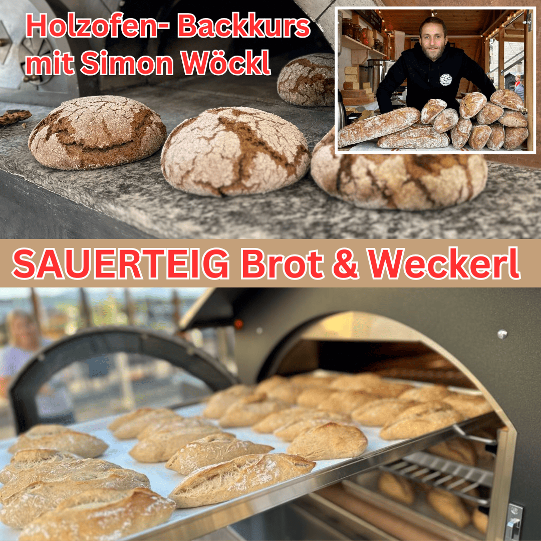 06.02.2026 Backworkshop Sauerteig Brot und Weckerl im Holzbackofen
